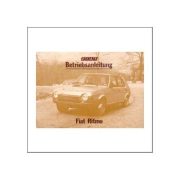 Fiat Ritmo 60 CL , 60 L , 65 CL , 65 L 1978 - Betriebsanleitung