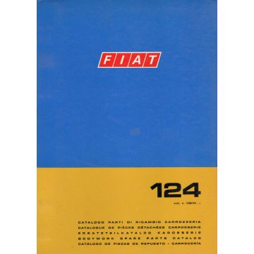 Fiat 124  (1972) Ersatzteilkatlog Karosserie