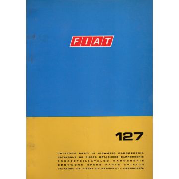Fiat 127 (1973) Ersatzteilkatlog Karosserie