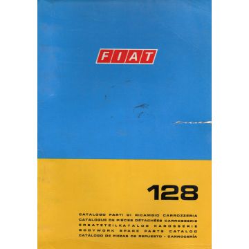 Fiat 128 (1974) Ersatzteilkatlog Karosserie