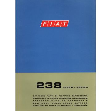 Fiat 238 (1968) Ersatzteilkatalog Karosserie