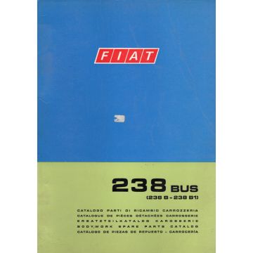 Fiat 238 Bus (1973) Ersatzteilkatalog Karosserie