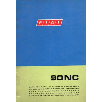 Fiat 90 NC (1972) Ersatzteilkatalog Karosserie