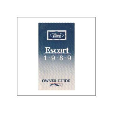 Ford Escort 1989 - Owner Guide
