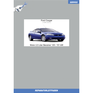 Ford Cougar (1998-2001) Reparaturleitfaden Motor 2,5 Liter Benziner 125/151 kW