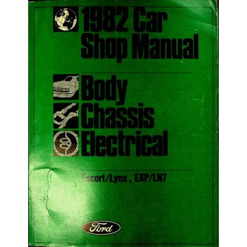 Ford Escort/ Lynx , Exp / LN 7 (1982) Shop Manual