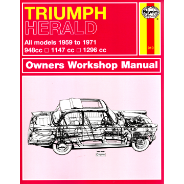 Triumph Herald (1959-1971) Repair Manual Haynes Reparaturanleitung