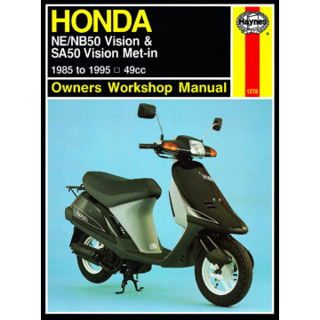 Honda Scooter Vision (1985-1995) Repair Manual Haynes Reparaturanleitung