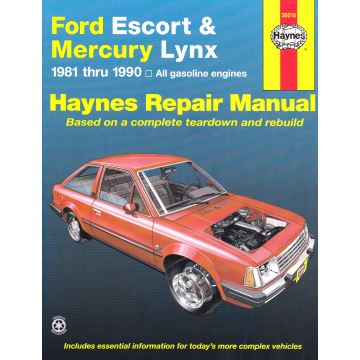 Ford Escort & Mercury Lynx (81-90) - Repair Manual Haynes (Reparaturanleitung)