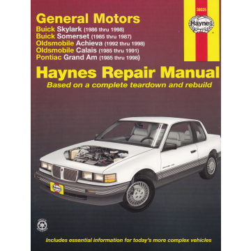 Buick Skylark / Somerset (85-98) - Repair Manual Haynes Reparaturanleitung