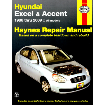 Hyundai Excel and Accent (86-09) Repair Manual Haynes Reparaturanleitung