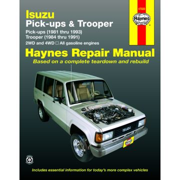 Isuzu Pick-ups (1981-1993) Repair Manual Haynes Reparaturanleitung