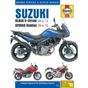 Suzuki DL650 V-Strom SFV650 Gladius (04-13) Repair Manual Haynes