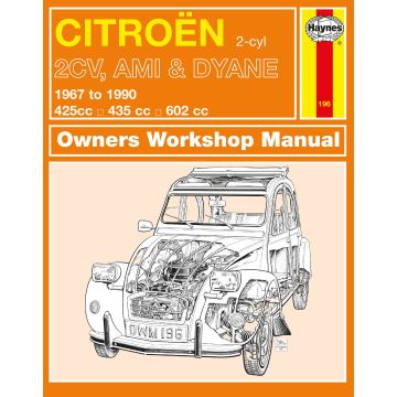 Citroen 2CV - 4D (75-90) Repair Manual Haynes Reparaturanleitung