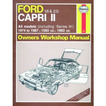 Ford CAPRI II PHASE 2 - 3D (79-84) Repair Manual Haynes Reparaturanleitung