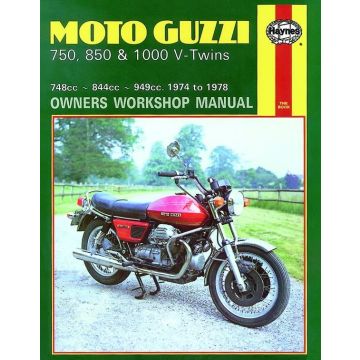 Moto-Guzzi V-Twins (1974-1978) Repair Manual Haynes Reparaturanleitung