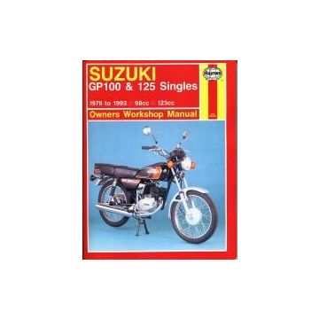 Suzuki GP100 & 125 Singles (78 - 93) Repair Manual Haynes Reparaturanleitung