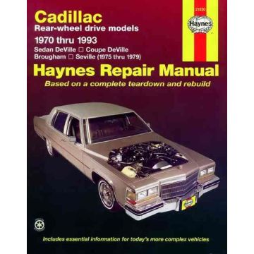 Cadillac RWD Petrol (70-93) Repair Manual Haynes Reparaturanleitung