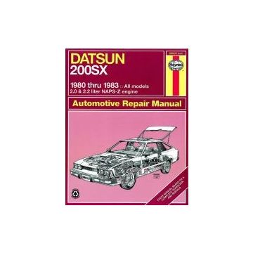 Datsun 200SX (80 - 83) - Repair Manual Haynes Reparaturanleitung