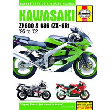 Kawasaki ZX600 ZX636 ZX-6R (95-02) Repair Manual Haynes