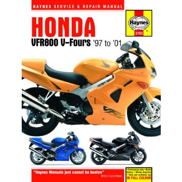 Honda VFR800 V-Fours (97-01) Repair Manual Haynes
