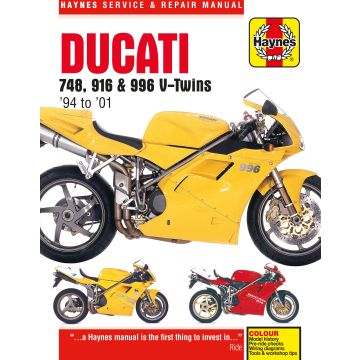 Ducati V-Twins (1994-2001) Repair Manual Haynes Reparaturanleitung