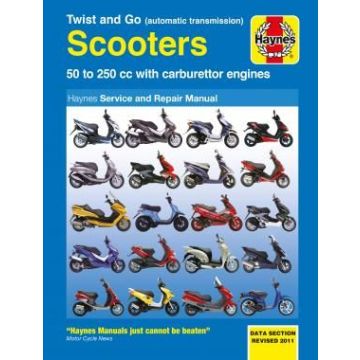 Automatic Transmission Scooters 50cc 250cc (2008-2011) Repair Manual Haynes