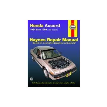 Honda Accord (84 - 89) - Repair Manual Haynes Reparaturanleitung