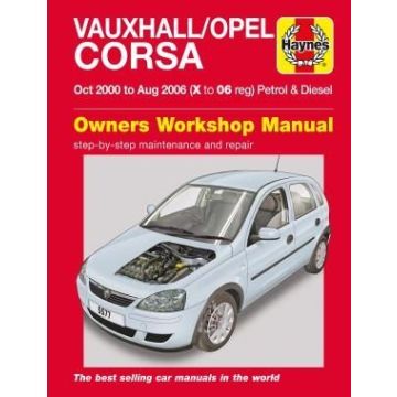 Vauxhall Opel Corsa (00-06) Repair Manual Haynes