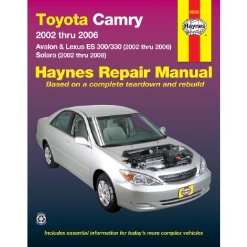 Toyota Camry Avalon Solara Lexus (02-08) Repair Manual Haynes