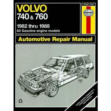 Volvo 740 & Volvo 760 Petrol (82-88) Repair Manual Haynes