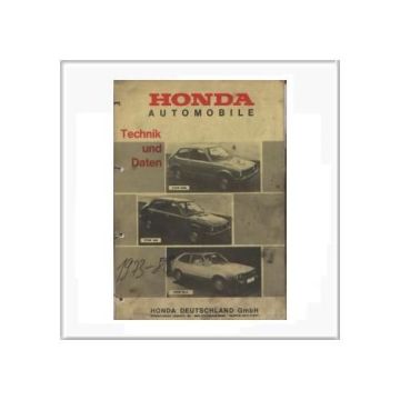 Honda 1973 - 1980 - Werkstatthandbuch