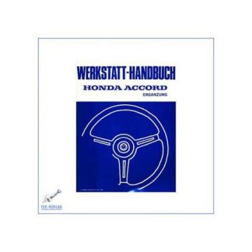 Honda Accord 1,6 SY (>82) - Werkstatthandbuch Nachtrag