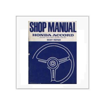 Honda Accord 1982 - Fahrgestell Reparaturanleitung