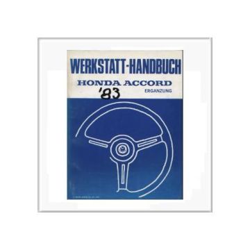 Honda Accord 1983 - Werkstatthandbuch Ergänzung