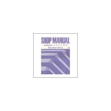 Honda Accord (93>) - Shop Manual