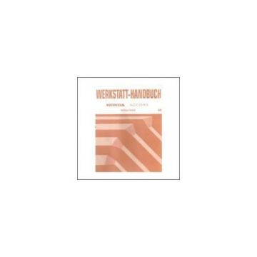 Honda Accord (96>) - Werkstatthandbuch - Nachtrag