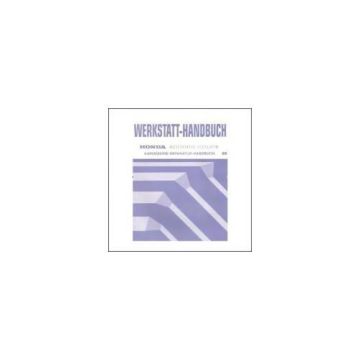 Honda Accord Coupe (98>) - Karosserie Reparatur Handbuch