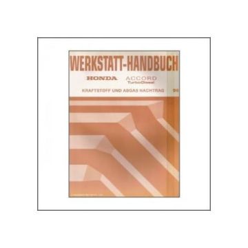 Honda Accord Turbo Diesel (>1996) - Werkstatthandbuch - Nachtrag