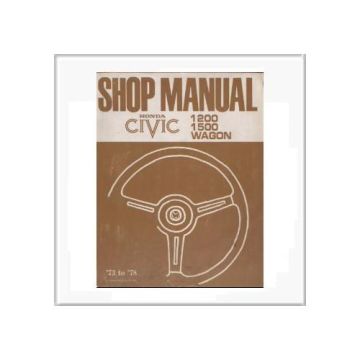 Honda Civic 1200 / 1500 Wagon - Werkstatthandbuch
