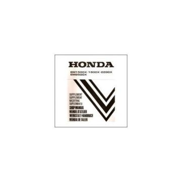 Honda EM 1500x/1800x/2200x/2500x - Werkstatthandbuch - Nachtrag