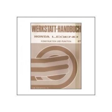Honda Legend (>1987) - Konstruktion und Funktion - Werkstatthandbuch