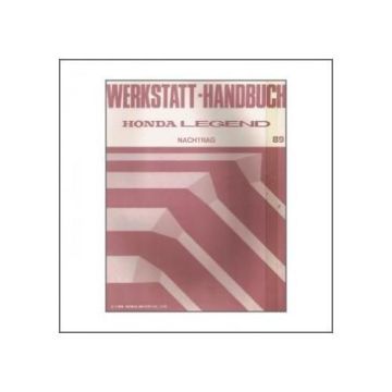 Honda LEGEND (>1989) - Werkstatthandbuch - Nachtrag
