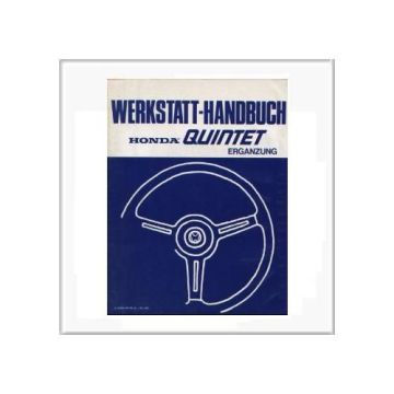 Honda Quintet - Ergänzung Werkstatthandbuch