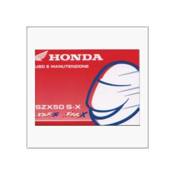 Honda SZX 50 S-X - Betriebsanleitung