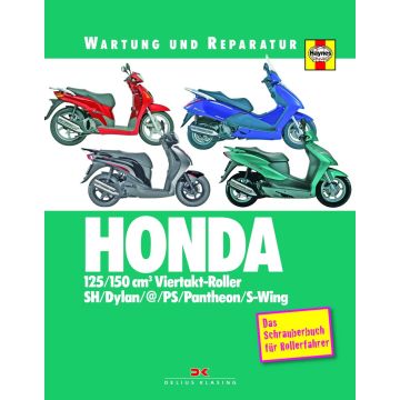 HONDA 125 / 150 cm3 Viertakt-Roller - Reparaturanleitung Schrauberbuch