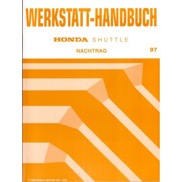 Honda Shutle (1997) Werkstatt-Handbuch Nachtrag