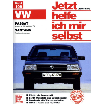 VW Passat / Santana Reparaturanleitung Jetzt helfe ich mir selbst 109