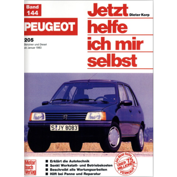 Peugeot 205 (1983-1998) Reparaturanleitung Jetzt helfe ich mir selbst 144