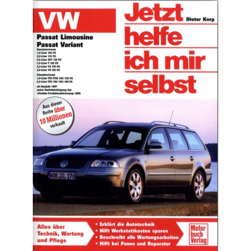 VW Passat B5 (1997-2005) Reparaturanleitung Jetzt helfe ich mir selbst 208